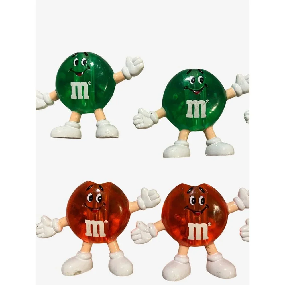 Vintage M&M Candy Character Happy Christmas Replacement String Light Covers